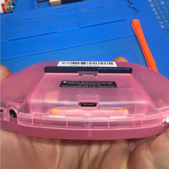 Advance Pink Handheld Console with Case